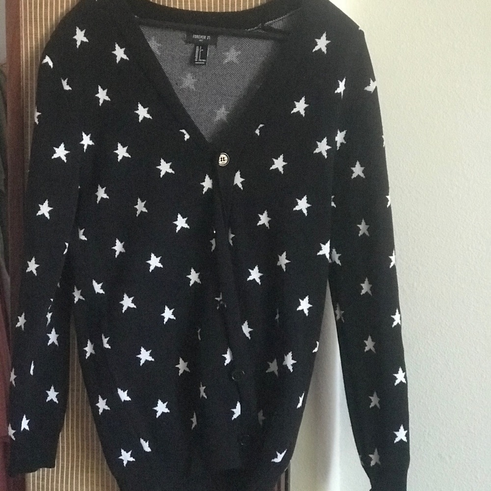 Black and White Cardigan